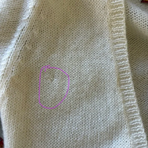 Vintage Worthington Mohair Blend precious Cardigan with Pockets Women's soft M - Picture 8 of 9